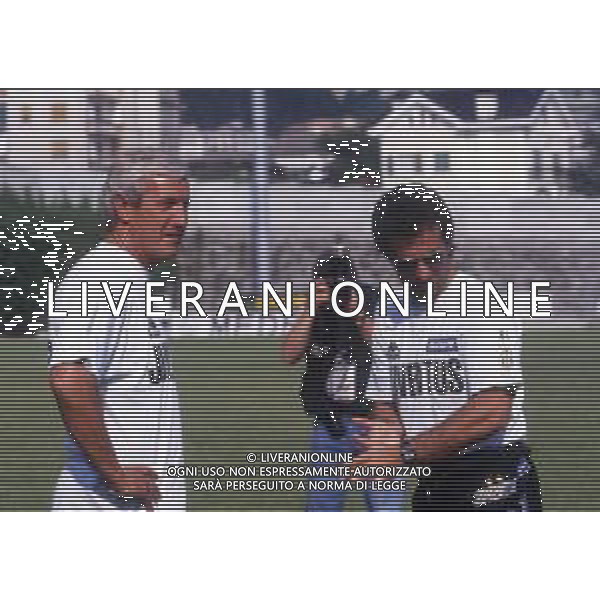 RETROSPETTIVA MARCELLO LIPPI ALLENATORE NELLA FOTO MARCELLO LIPPI ALLENATORE DELLA JUVENTUS CALCIO CON GIAMPIERO VENTRONE AG ALDO LIVERANI SAS