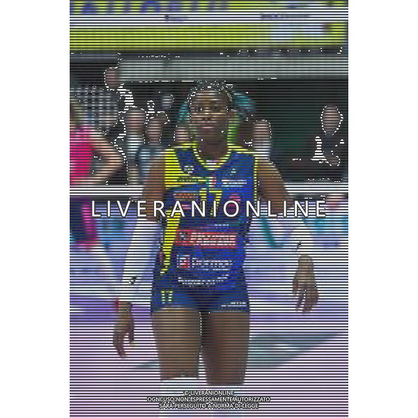 Campionato di Volley Serie A1 Femminile 2019/2020 Treviso, Italia 16/02/2020 Imoco Volley Conegliano vs Igor Gorgonzola Novara Nella foto: Miriam Sylla foto flavio pavanello-alessio ,arini-ag aldo liverani sas