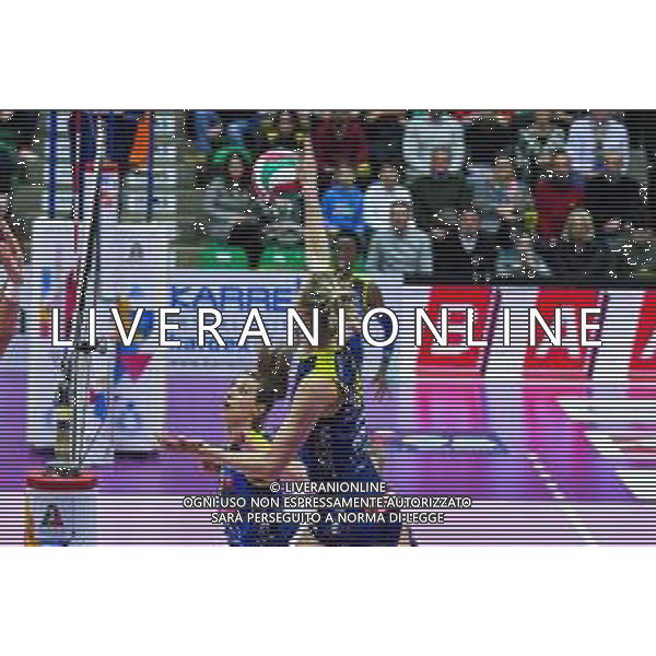Campionato di Volley Serie A1 Femminile 2019/2020 Treviso, Italia 16/02/2020 Imoco Volley Conegliano vs Igor Gorgonzola Novara Nella foto: Kimberly Hill foto flavio pavanello-alessio ,arini-ag aldo liverani sas