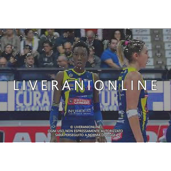 Campionato di Volley Serie A1 Femminile 2019/2020 Treviso, Italia 16/02/2020 Imoco Volley Conegliano vs Igor Gorgonzola Novara Nella foto: Paola Egonu foto flavio pavanello-alessio ,arini-ag aldo liverani sas