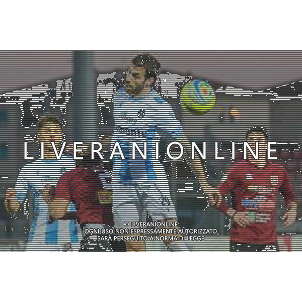 Campionato di Calcio Serie C - Lega Pro 2019/2020 Pontedera, Italia 16/02/2020 Pontedera vs Giana Erminio Nella foto: Nicola Madonna (GE) di testa FOTO FABIO FAGIOLINI-ALESSIO MARINI-AG ALDO LIVERANI SAS