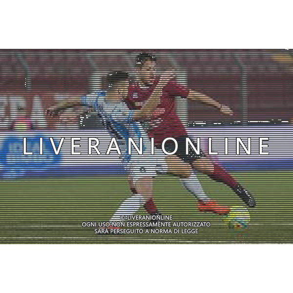 Campionato di Calcio Serie C - Lega Pro 2019/2020 Pontedera, Italia 16/02/2020 Pontedera vs Giana Erminio Nella foto: Edoardo Pavan (P) dribbla Andrea Montesano (GE) FOTO FABIO FAGIOLINI-ALESSIO MARINI-AG ALDO LIVERANI SAS