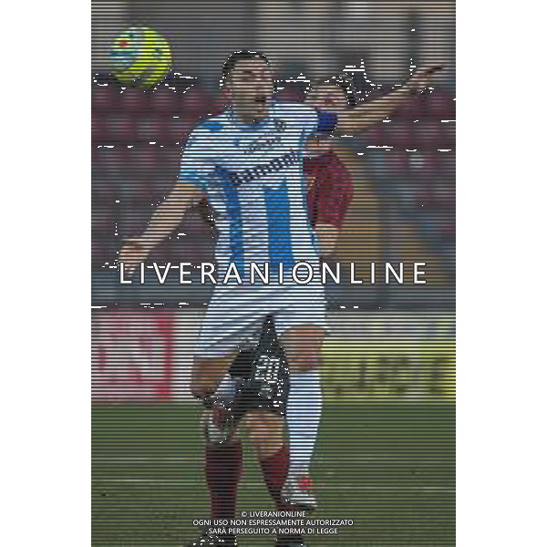 Campionato di Calcio Serie C - Lega Pro 2019/2020 Pontedera, Italia 16/02/2020 Pontedera vs Giana Erminio Nella foto: Fabio Perna (GE) subisce fallo FOTO FABIO FAGIOLINI-ALESSIO MARINI-AG ALDO LIVERANI SAS