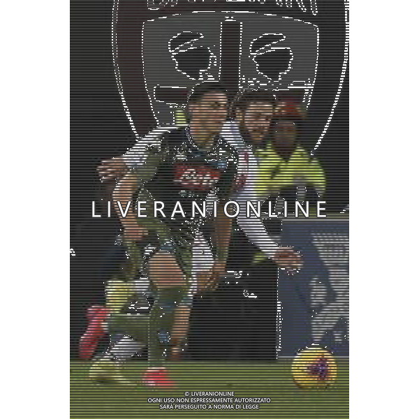16-02-2020. CAGLIARI CALCIO-SSC NAPOLI, CAMPIONATO CALCIO, SERIE A 2019/2020. ITALIA, SARDEGNA, CAGLIARI, SARDEGNA ARENA. NELLA FOTO: Eljif ELMAS NAPOLI, Nahitan NANDEZ CAGLIARI. SALVATORE MOI/AGENZIA ALDO LIVERANI SAS. / AGENZIA ALDO LIVERANI SAS