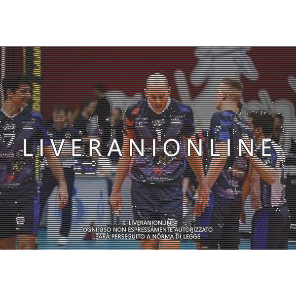 Campionato di Volley Superlega Serie A 2019/2020 Monza, Italia 16/02/2020 Vero Volley Monza vs Calzedonia Verona Nella foto: Esultanza di Bartosz Kurek (Monza) FOTO FILIPE CASIRAGHI-ALESSIO MARINI-AG ALDO LIVERANI SAS