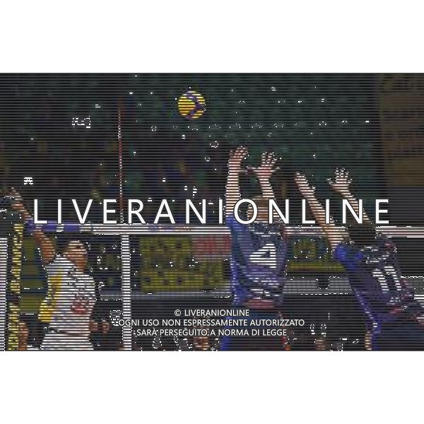 Campionato di Volley Superlega Serie A 2019/2020 Monza, Italia 16/02/2020 Vero Volley Monza vs Calzedonia Verona Nella foto: Schiacciata di Stephen Boyer (Verona) FOTO FILIPE CASIRAGHI-ALESSIO MARINI-AG ALDO LIVERANI SAS