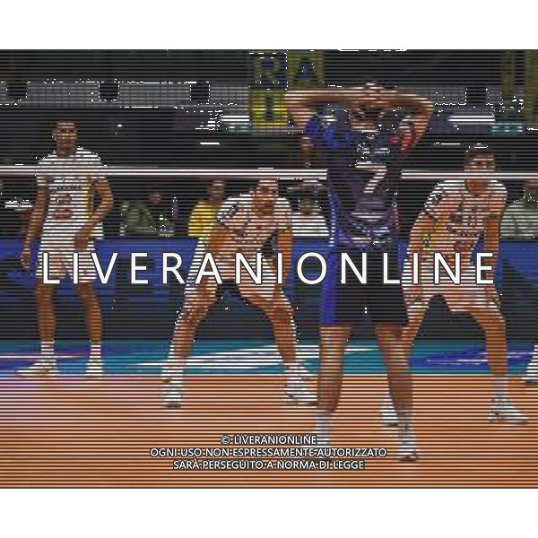 Campionato di Volley Superlega Serie A 2019/2020 Monza, Italia 16/02/2020 Vero Volley Monza vs Calzedonia Verona Nella foto: Emanuele Birarelli (Verona) in ricezione FOTO FILIPE CASIRAGHI-ALESSIO MARINI-AG ALDO LIVERANI SAS