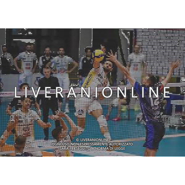 Campionato di Volley Superlega Serie A 2019/2020 Monza, Italia 16/02/2020 Vero Volley Monza vs Calzedonia Verona Nella foto: Schiacciata vincente di Sebastian Sole (verona) FOTO FILIPE CASIRAGHI-ALESSIO MARINI-AG ALDO LIVERANI SAS