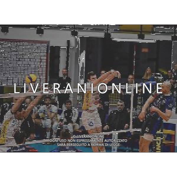Campionato di Volley Superlega Serie A 2019/2020 Monza, Italia 16/02/2020 Vero Volley Monza vs Calzedonia Verona Nella foto: Schiacciata di Bartosz Kurek (Monza) FOTO FELIPE CASIRAGHI-ALESSIO MARINI-AG ALDO LIVERANI SAS