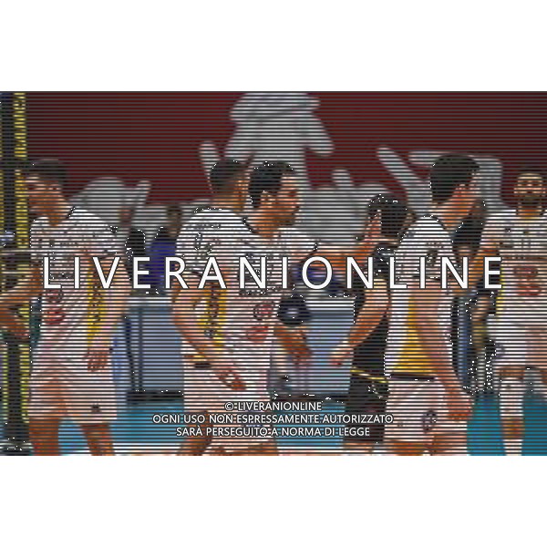 Campionato di Volley Superlega Serie A 2019/2020 Monza, Italia 16/02/2020 Vero Volley Monza vs Calzedonia Verona Nella foto: Emanuele Birarelli (Verona) carica la squadra FOTO FELIPE CASIRAGHI-ALESSIO MARINI-AG ALDO LIVERANI SAS