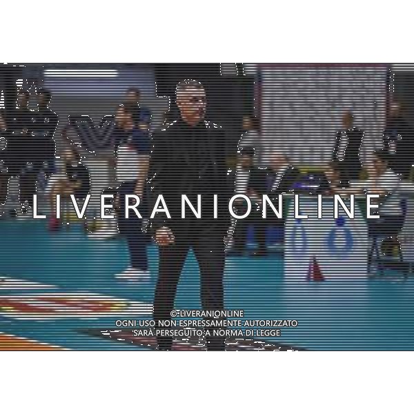 Campionato di Volley Superlega Serie A 2019/2020 Monza, Italia 16/02/2020 Vero Volley Monza vs Calzedonia Verona Nella foto: Radostyn Stoytchev coach (Verona) FOTO FELIPE CASIRAGHI-ALESSIO MARINI-AG ALDO LIVERANI SAS