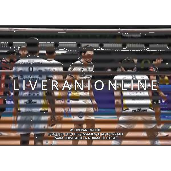 Campionato di Volley Superlega Serie A 2019/2020 Monza, Italia 16/02/2020 Vero Volley Monza vs Calzedonia Verona Nella foto: Emanuele Birarelli (Verona) carica la squadra FOTO FELIPE CASIRAGHI-ALESSIO MARINI-AG ALDO LIVERANI SAS