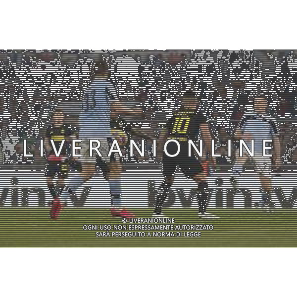 Lazio - Inter Campionato di Calcio Serie A TIM 16/02/2020 nella foto: goal Young Ashley (f.c.Internazionale) ©Claudio Zamagni/Agenzia Aldo Liverani goal Young Ashley (f.c.Internazionale) during Italian Serie A soccer match between S.S. LAZIO and F.C. INTER at Olympic Stadium in Rome on February 16 2020 photo credit by Claudio Zamagni/Aldo Liverani Photo Agency / AGENZIA ALDO LIVERANI SAS
