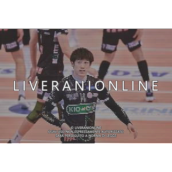 Campionato di Volley Superlega Serie A 2019/2020 Latina, Italia 16/02/2020 Top Volley Latina - Kioene Padova Nella foto: Ishikawa Yuki schiacciatore (Kioene Padova)