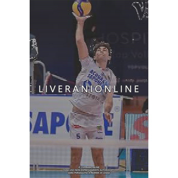 Campionato di Volley Superlega Serie A 2019/2020 Latina, Italia 16/02/2020 Top Volley Latina - Kioene Padova Nella foto: Daniele Sottile (Top Volley Cisterna) in battuta