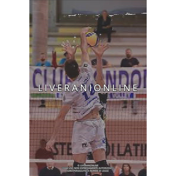 Campionato di Volley Superlega Serie A 2019/2020 Latina, Italia 16/02/2020 Top Volley Latina - Kioene Padova Nella foto: Ezequiel Palacios (Top Volley Cisterna) in attacco