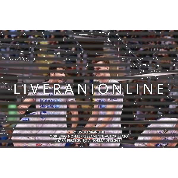 Campionato di Volley Superlega Serie A 2019/2020 Latina, Italia 16/02/2020 Top Volley Latina - Kioene Padova Nella foto: Jean Patry (Top Volley Cisterna) esultanza