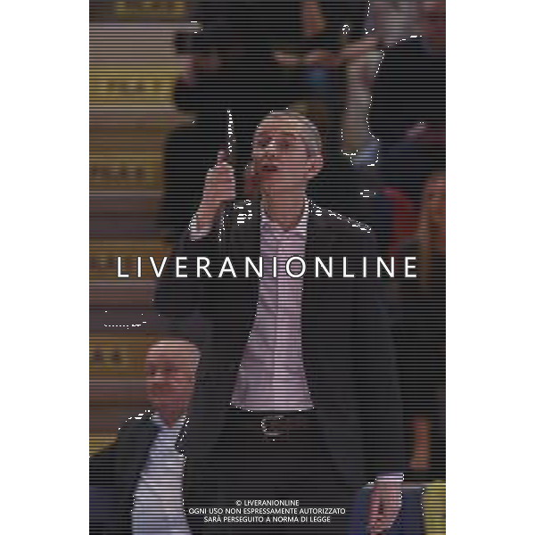 Campionato di Volley Superlega Serie A 2019/2020 Latina, Italia 16/02/2020 Top Volley Latina - Kioene Padova Nella foto: Lorenzo Tubertini allenatore (Kioene Padova)
