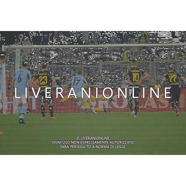Campionato di Calcio Serie A 2019/2020 Roma, Italia 16/02/2020 Lazio vs Inter Nella foto: il gol su rigore segnato da Ciro Immobile (Lazio) 1-1 ©Renato Olimpio - Alessio Marini / AGENZIA ALDO LIVERANI SAS
