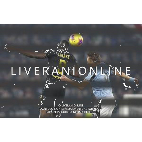 Lazio - Inter Campionato di Calcio Serie A TIM 16/02/2020 nella foto: Lukaku Rumelu (f.c.Internazionale) Pezzini Leiva Lucas (s.s.lazio) ©Claudio Zamagni/Agenzia Aldo Liverani Lukaku Rumelu (f.c.Internazionale) Pezzini Leiva Lucas (s.s.lazio) during Italian Serie A soccer match between S.S. LAZIO and F.C. INTER at Olympic Stadium in Rome on February 16 2020 photo credit by Claudio Zamagni/Aldo Liverani Photo Agency / AGENZIA ALDO LIVERANI SAS