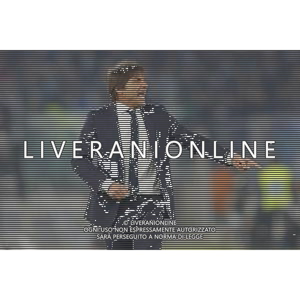 Lazio - Inter Campionato di Calcio Serie A TIM 16/02/2020 nella foto: Mister Antonio Conte (f.c.Internazionale) ©Claudio Zamagni/Agenzia Aldo Liverani Mister Antonio Conte (f.c.Internazionale) during Italian Serie A soccer match between S.S. LAZIO and F.C. INTER at Olympic Stadium in Rome on February 16 2020 photo credit by Claudio Zamagni/Aldo Liverani Photo Agency / AGENZIA ALDO LIVERANI SAS