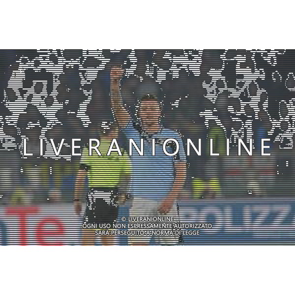 Campionato di Calcio Serie A 2019/2020 Roma, Italia 16/02/2020 Lazio vs Inter Nella foto: esultanza dopo il gol di Sergej Milinkovic-Savic (lazio) 2-1 © Renato Olimpio - Alessio Marini / AGENZIA ALDO LIVERANI SAS
