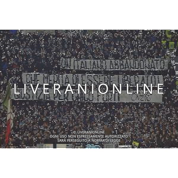 Lazio vs Inter Campionato Serie A TIM - 24 giornata Stadio Olimpico - Roma 15-02-2020 nella foto Striscione dei tifosi curva nord per Chico Forti ©Federico Gaetano/ AGENZIA ALDO LIVERANI SAS