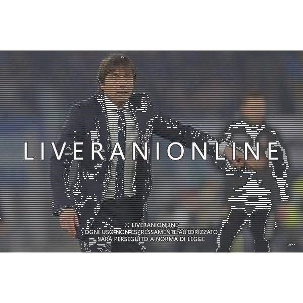 Lazio - Inter Campionato di Calcio Serie A TIM 16/02/2020 nella foto: Mister Antonio Conte (f.c.Internazionale) ©Claudio Zamagni/Agenzia Aldo Liverani Mister Antonio Conte (f.c.Internazionale) during Italian Serie A soccer match between S.S. LAZIO and F.C. INTER at Olympic Stadium in Rome on February 16 2020 photo credit by Claudio Zamagni/Aldo Liverani Photo Agency ©Federico Gaetano/ AGENZIA ALDO LIVERANI SAS