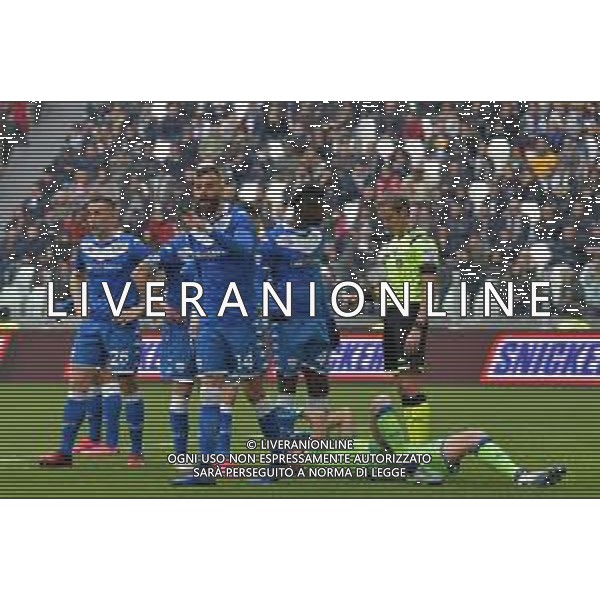 Torino 16.02.2020 Allianz Stadium ©Falzone/Agenzia Aldo Liverani Juventus vs Brescia Campionato italiano di calcio Serie A Tim 2019-2020 Nella foto: ENRICO ALFONSO A TERRA INFORTUNATO ©FALZONE / AGENZIA ALDO LIVERANI SAS