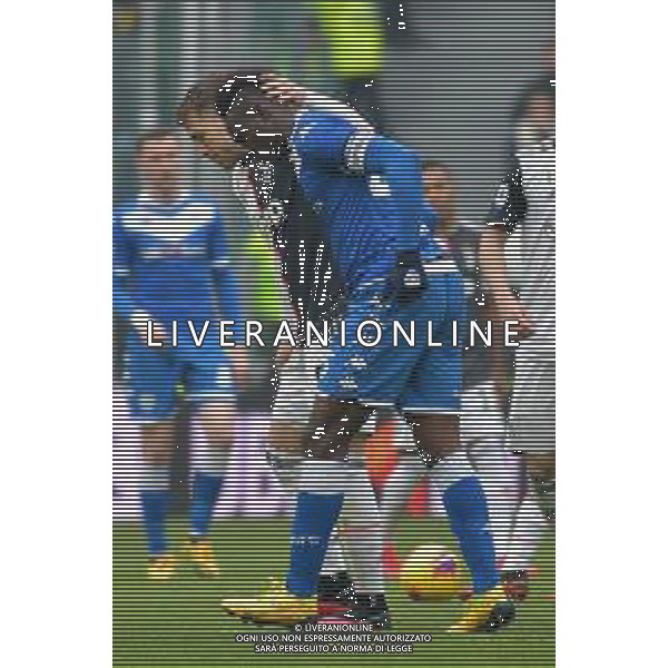 Torino 16.02.2020 Allianz Stadium ©Falzone/Agenzia Aldo Liverani Juventus vs Brescia Campionato italiano di calcio Serie A Tim 2019-2020 Nella foto: AARON RAMSEY-MARIO BALOTELLI ©FALZONE / AGENZIA ALDO LIVERANI SAS