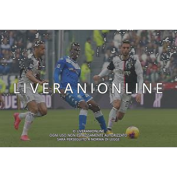Torino 16.02.2020 Allianz Stadium ©Falzone/Agenzia Aldo Liverani Juventus vs Brescia Campionato italiano di calcio Serie A Tim 2019-2020 Nella foto: MARIO BALOTELLI-DANILO-RODRIGO BENTANCUR ©FALZONE / AGENZIA ALDO LIVERANI SAS