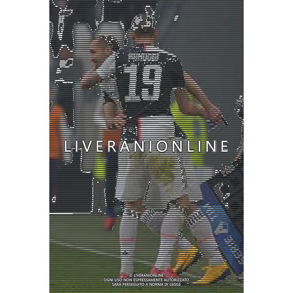 Torino 16.02.2020 Allianz Stadium ©Falzone/Agenzia Aldo Liverani Juventus vs Brescia Campionato italiano di calcio Serie A Tim 2019-2020 Nella foto: GIORGIO CHIELLINI AL RIENTRO DOPO L\'INFORTUNIO IN SOSTITUZIONE DI LEONARDO BONUCCI ©FALZONE / AGENZIA ALDO LIVERANI SAS