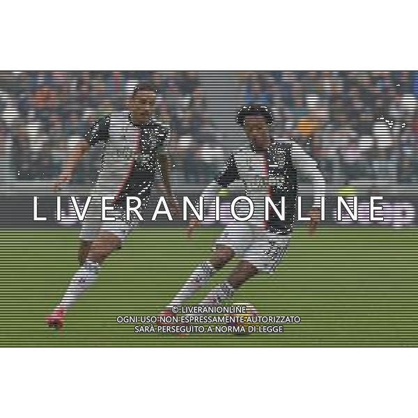 Torino 16.02.2020 Allianz Stadium ©Falzone/Agenzia Aldo Liverani Juventus vs Brescia Campionato italiano di calcio Serie A Tim 2019-2020 Nella foto: JUAN CUADRADO-DANILO ©FALZONE / AGENZIA ALDO LIVERANI SAS
