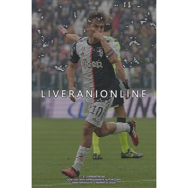 Torino 16.02.2020 Allianz Stadium ©Falzone/Agenzia Aldo Liverani Juventus vs Brescia Campionato italiano di calcio Serie A Tim 2019-2020 Nella foto: ESULTANZA GOL DI PAULO DYBALA ©FALZONE / AGENZIA ALDO LIVERANI SAS