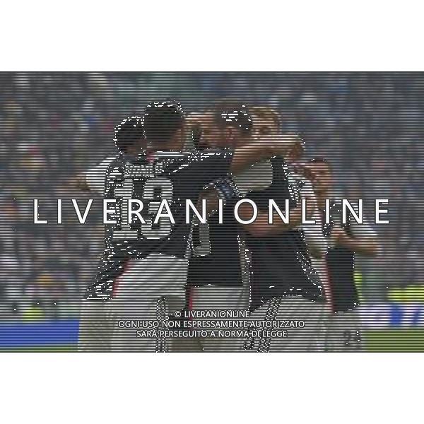 Torino 16.02.2020 Allianz Stadium ©Falzone/Agenzia Aldo Liverani Juventus vs Brescia Campionato italiano di calcio Serie A Tim 2019-2020 Nella foto: ESULTANZA GOL DI PAULO DYBALA ©FALZONE / AGENZIA ALDO LIVERANI SAS