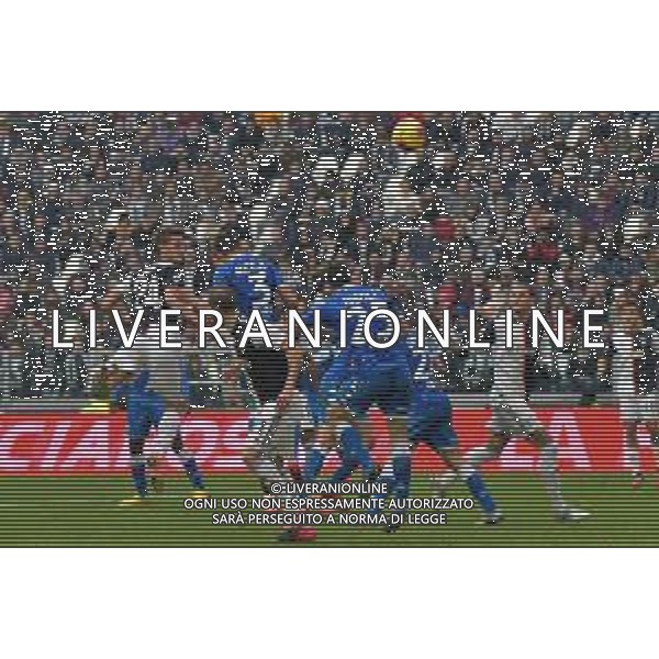 Torino 16.02.2020 Allianz Stadium ©Falzone/Agenzia Aldo Liverani Juventus vs Brescia Campionato italiano di calcio Serie A Tim 2019-2020 Nella foto: DANIELE RUGANI COLPISCE LA TRAVERSA ©FALZONE / AGENZIA ALDO LIVERANI SAS