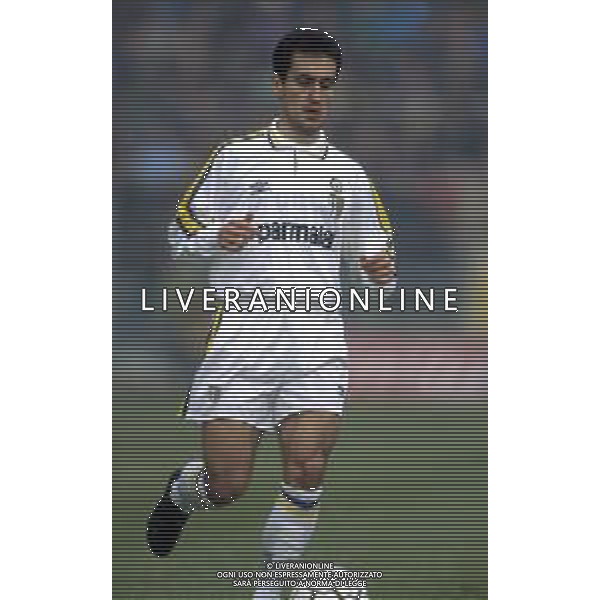 RETROSPETTIVA GABRIELE PIN CALCIATORE NELLA FOTO GABRIELE PIN CON LA MAGLIA DEL PARMA CALCIO NELL\'ANNO 1992-1993 AG ALDO LIVERANI SAS