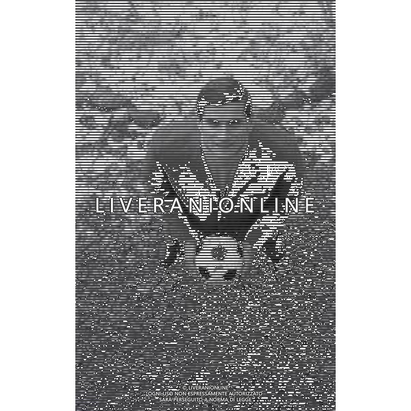 RETROSPETTIVA GIACINTO FACCHETTI CALCIATORE NELLA FOTO GIACINTO FACCHETTI NELL\'ANNO 1966 AG ALDO LIVERANI SAS