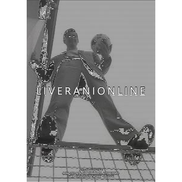 RETROSPETTIVA GIACINTO FACCHETTI CALCIATORE NELLA FOTO GIACINTO FACCHETTI NELL\'ANNO 1966 AG ALDO LIVERANI SAS