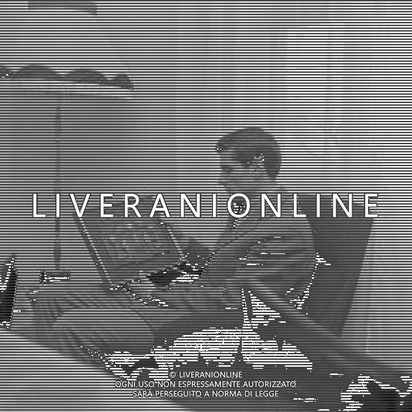 RETROSPETTIVA GIACINTO FACCHETTI CALCIATORE NELLA FOTO GIACINTO FACCHETTI NELL\'ANNO 1966 AG ALDO LIVERANI SAS