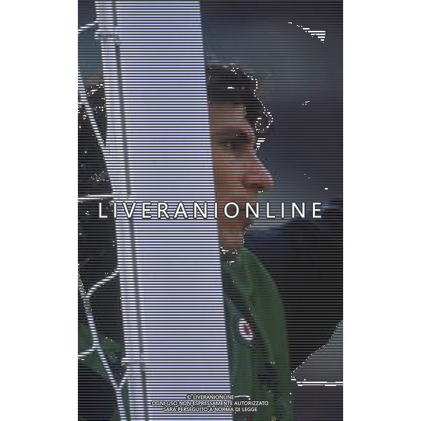 RETROSPETTIVA GIOVANNI CERVONE CALCIATORE NELLA FOTO GIOVANNI CERVONE CON LA MAGLIA DELLA ROMA CALCIO NELL\'ANNO 1991-1992 AG ALDO LIVERANI SAS