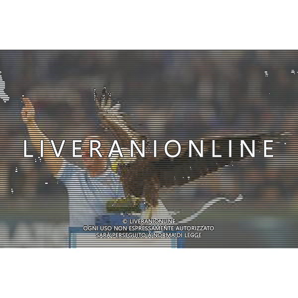 Lazio - Inter Campionato di Calcio Serie A TIM 16/02/2020 nella foto: aquila della lazio - Olimpia Aquila reale americana ©Claudio Zamagni/Agenzia Aldo Liverani eagle of lazio during Italian Serie A soccer match between S.S. LAZIO and F.C. INTER at Olympic Stadium in Rome on February 16 2020 photo credit by Claudio Zamagni/Aldo Liverani Photo Agency/ AGENZIA ALDO LIVERANI SAS