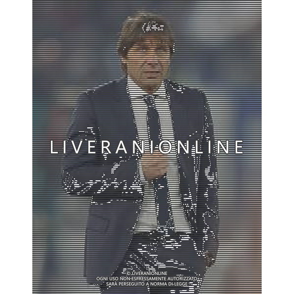 Lazio - Inter Campionato di Calcio Serie A TIM 16/02/2020 nella foto: Mister Antonio Conte (f.c.Internazionale) ©Claudio Zamagni/Agenzia Aldo Liverani Mister Antonio Conte (f.c.Internazionale) during Italian Serie A soccer match between S.S. LAZIO and F.C. INTER at Olympic Stadium in Rome on February 16 2020 photo credit by Claudio Zamagni/Aldo Liverani Photo Agency/ AGENZIA ALDO LIVERANI SAS