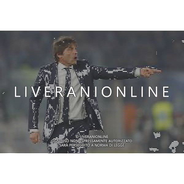 Lazio - Inter Campionato di Calcio Serie A TIM 16/02/2020 nella foto: Mister Antonio Conte (f.c.Internazionale) ©Claudio Zamagni/Agenzia Aldo Liverani Mister Antonio Conte (f.c.Internazionale) during Italian Serie A soccer match between S.S. LAZIO and F.C. INTER at Olympic Stadium in Rome on February 16 2020 photo credit by Claudio Zamagni/Aldo Liverani Photo Agency/ AGENZIA ALDO LIVERANI SAS