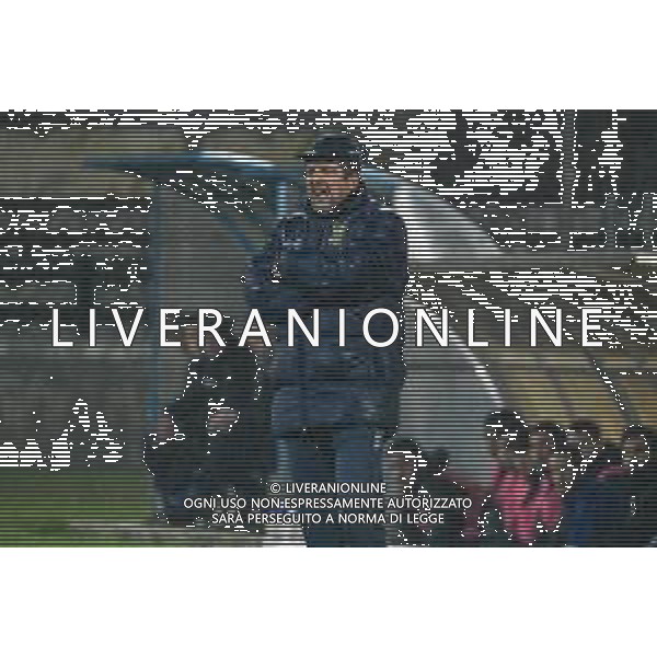 Campionato di Calcio Serie C - Lega Pro 2019/2020 Carrara, Italia 17/02/2020 Carrarese vs Renate Nella foto: Mister Silvio Baldini allenatore della Carrarese ©Fabio Fagiolini - Alessio Marini / AGENZIA ALDO LIVERANI SAS