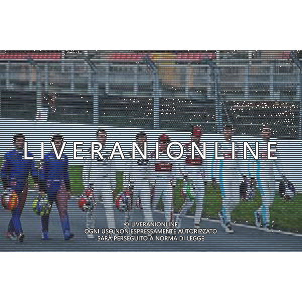 Drivers group photograph. 19.02.2020. Formula One Testing, Day One, Barcelona, Spain. Wednesday. - / AGENZIA ALDO LIVERANI SAS - ITALY ONLY EDITORIAL USE ONLY - Test F1 Barcellona Spagna 19.02.2020