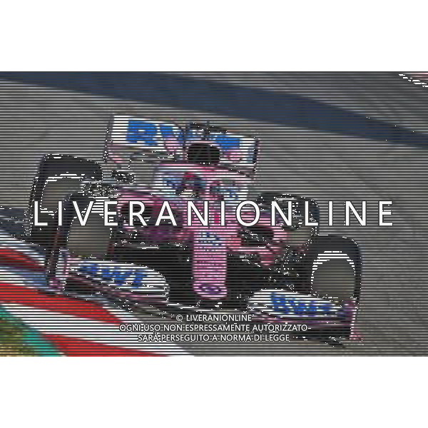 Sergio Perez (MEX) Racing Point F1 Team RP19. 19.02.2020. Formula One Testing, Day One, Barcelona, Spain. Wednesday. - / AGENZIA ALDO LIVERANI SAS - ITALY ONLY EDITORIAL USE ONLY - Test F1 Barcellona Spagna 19.02.2020