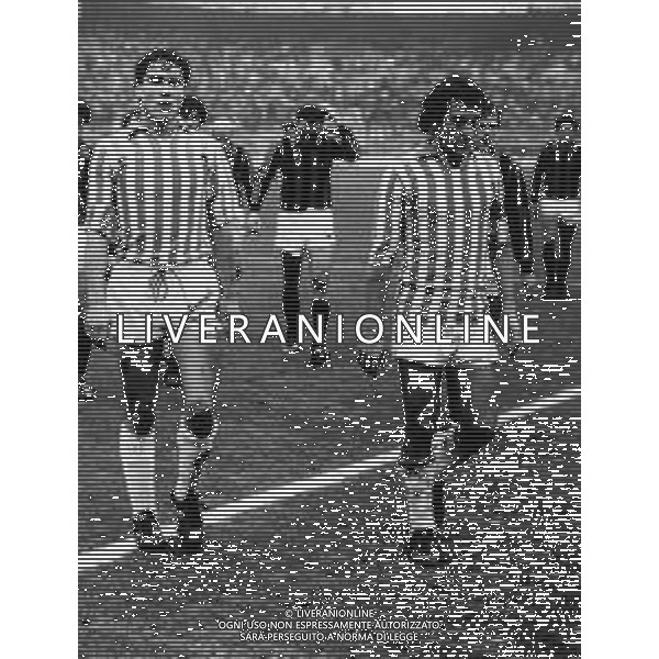 RETROSPETTIVA MASSIMO ALBIERO CALCIATORE NELLA FOTO MASSIMO ALBIERO CON LA MAGLIA DELLA SPAL CALCIO AG ALDO LIVERANI SAS