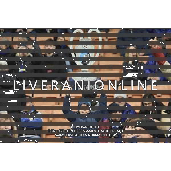 tifosi Atalanta a San Siro Atalanta vs Valencia UEFA Champions League ottavi di finale - gara di andata Milano 19‚Äì02-2020 Stadio Giuseppe Meazza - San Siro foto Roberto Garavaglia - ag. Aldo Liverani sas / AGENZIA ALDO LIVERANI SAS