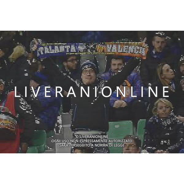 tifosi Atalanta a San Siro Atalanta vs Valencia UEFA Champions League ottavi di finale - gara di andata Milano 19‚Äì02-2020 Stadio Giuseppe Meazza - San Siro foto Roberto Garavaglia - ag. Aldo Liverani sas / AGENZIA ALDO LIVERANI SAS
